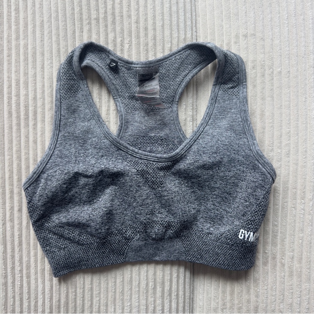 Gymshark Heathered Gray Sports Bra